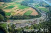 Luftaufnahme Kanton Aargau/Klingnau/Koblenz Bahn - Foto Bearbeitet  Bahnhof Koblenz 7177